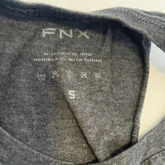 FNX Vertical Crop Top Dark Grey Small - Picture 2 of 7